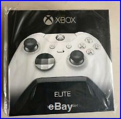 2 x Microsoft Xbox One Elite Wireless Controller Platinum White Edition New