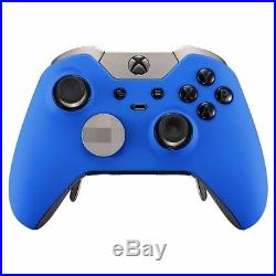 Blue Soft Touch Xbox One Elite Custom Controller / Un-modded / Fast Ship
