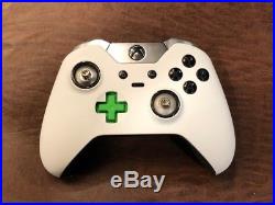 CUSTOM Soft Touch WHITE Microsoft Xbox One Elite Wireless Controller UNMODDED