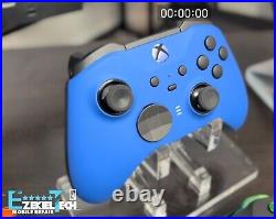 CUSTOM Xbox Elite Series 2 Controller (Blue Face/Matte Black)