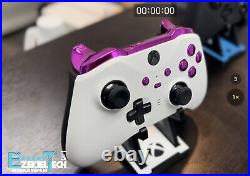 CUSTOM Xbox Elite Series 2 Controller (White/Chrome Purple)