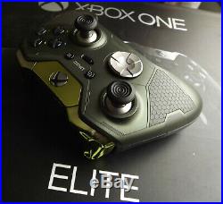 CUSTOM Xbox One X Elite Halo 5 Guardians Master Chief Wireless Controller BONUS