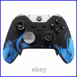 Custom Soft Touch Blue Flame Microsoft Xbox One Elite Wireless Controller