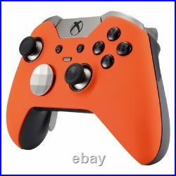 Custom Soft Touch Orange Microsoft Xbox One Elite Wireless Controller Working