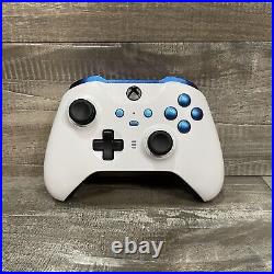 Custom White Chameleon Blue Microsoft Xbox Elite Series 2 Controller Xbox One