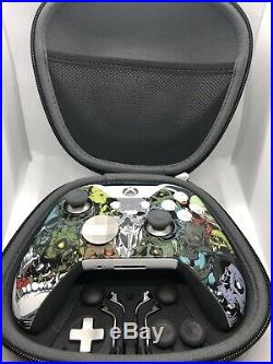 Custom White Xbox One Elite Skull Controller LIMITED EDITION