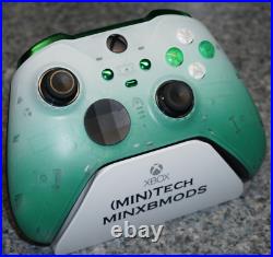 ELITE Custom Painted MSU Green &WhtXbox One Series 2 Microsoft Controller 1797