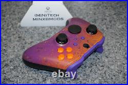ELITE Custom Painted Purple&OJ FadeXbox One Series 2 Microsoft Controller 1797