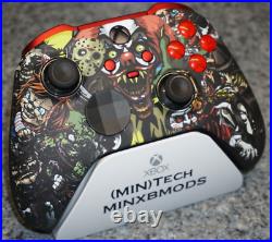 ELITE Custom Scary Party & Red Xbox One Series 2 Microsoft Controller 1797 R3