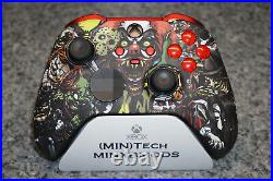 ELITE Custom Scary Party & Red Xbox One Series 2 Microsoft Controller 1797 R3