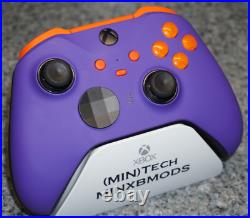 ELITE Custom Soft Purple & Orange Xbox One Series 2 Microsoft Controller 1797