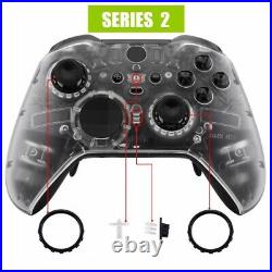 ELITE Custom Transparent Clear Xbox One Series 2 Official Microsoft Controller