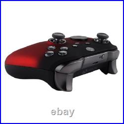 ELITE Custom Vampire Red Fade Xbox One Series 2 Official Microsoft Controller