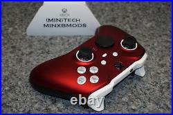 ELITE Custom Vampire Red & WhiteXbox One Series 2 Microsoft Controller 1797 B1