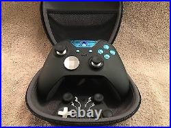 Elite Xbox One 1 Controller Custom BLUE Led, Buttons, ABXY with Letters