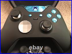 Elite Xbox One 1 Controller Custom BLUE Led, Buttons, ABXY with Letters
