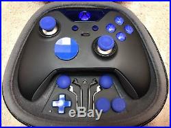 Elite Xbox One 1 Controller Custom BLUE Led, Buttons, ABXY withLetters, Joysticks
