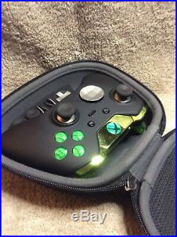 Elite Xbox One 1 Controller Custom GREEN Led, Buttons, ABXY withLetters