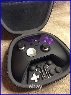 Elite Xbox One 1 Controller Custom PURPLE Led, Buttons, ABXY Letters