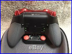 Elite Xbox One 1 Controller Custom RED Led, Buttons, ABXY withLetters, Joysticks