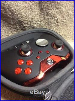 Elite Xbox One 1 Controller Custom RED Led, Buttons, ABXY withLetters, Rings