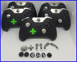 FOR PARTS Microsoft Xbox One Black Elite Wireless Controller Series 1 LOT OF 5