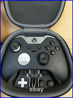 FOR PARTS Microsoft Xbox One Black Elite Wireless Controller Series 1 Salvage