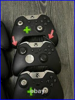 Job Lot Faulty Spares Repairs Broken Microsoft Xbox One Elite Controllers PS4