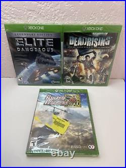 Lot Of 3 Xbox One Games Elite Dangerous (LE), Dead rising, & Dynasty Warriors 9