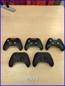 Lot Of 5 Broken OEM Microsoft Xbox Elite Series 1 And Series 2 Controllers 1309