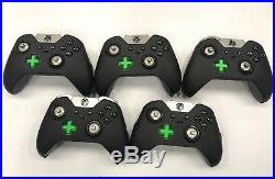 Lot of 5 Microsoft Xbox One ELITE Controllers FOR PARTS OR REPAIR SALVAGE AS IS