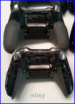 Lot of 7 Microsoft Xbox One Elite Wireless Controller Series 1 for parts As-Is