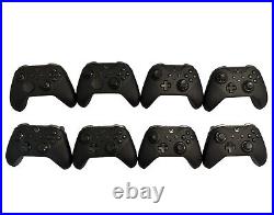 Lot of 8 Xbox One Elite Wireless Controller Series 2 Black DEFECTIVE #02