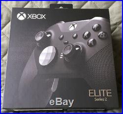 Microsoft Elite Series 2 Controller Xbox One Black SEALED IN HAND! New