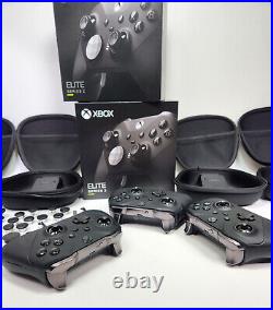Microsoft Xbox Elite Series 2 Wireless Controllers PARTS Lot of 3