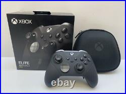 Microsoft Xbox One Black Elite Series 2 Wireless Controller with Case & Box 1797