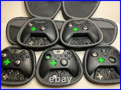 Microsoft Xbox One ELITE Controller Series 1 Model 1698 -Parts/Salvage- Lot of 5