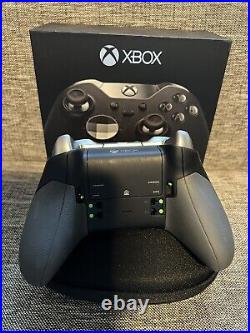 Microsoft Xbox One Elite 1698 Controller Black Great Condition Original Parts