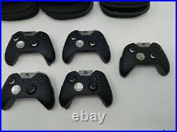 Microsoft Xbox One Elite Controller Series 1 Lot of (5) Needs Repair 1698