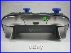 Microsoft Xbox One Elite Custom Black/ Blue Controller series 1 wireless 1698