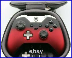 Microsoft Xbox One Elite Rapid Fire Modded Controller withRed Shadow Face Plate