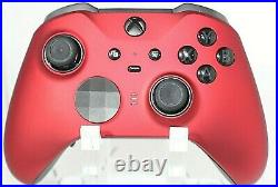 Microsoft Xbox One Elite Series 2 Rapid Fire Modded Controller Soft Touch Red