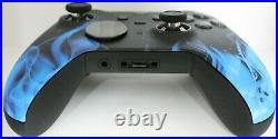 Microsoft Xbox One Elite Series 2 Rapid Fire Modded Controller withBlue Flame Face
