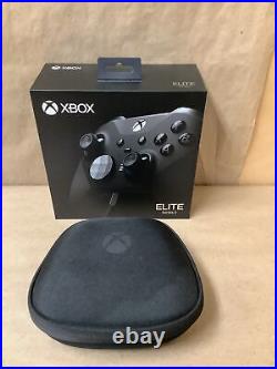 Microsoft Xbox One Elite Series 2 Wireless Controller W Case & Acc In Box -Black