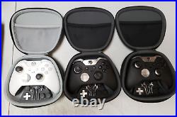 Microsoft Xbox One Elite Wireless Controller. Lot of 3. Defective. Parts Only