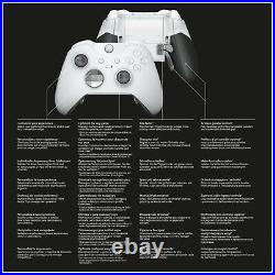 Microsoft Xbox One Elite Wireless Controller Platinum White