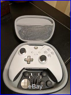Microsoft Xbox One Elite Wireless Controller Platinum White No Box