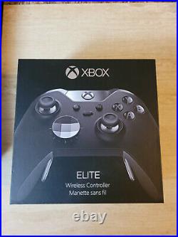 Microsoft Xbox One Elite Wireless Controller Series 1 Black Complete in Box