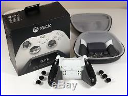 Microsoft Xbox One WHITE Elite Controller LIMITED WithScuf Pro Elite Installed