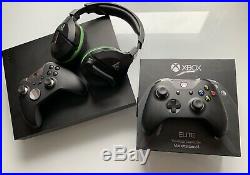 Microsoft Xbox One X 1TB Console Elite & Original Controller Turtle Beach